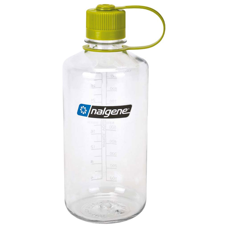 láhev NALGENE Narrow Mouth Sustain 1.0L clear/green